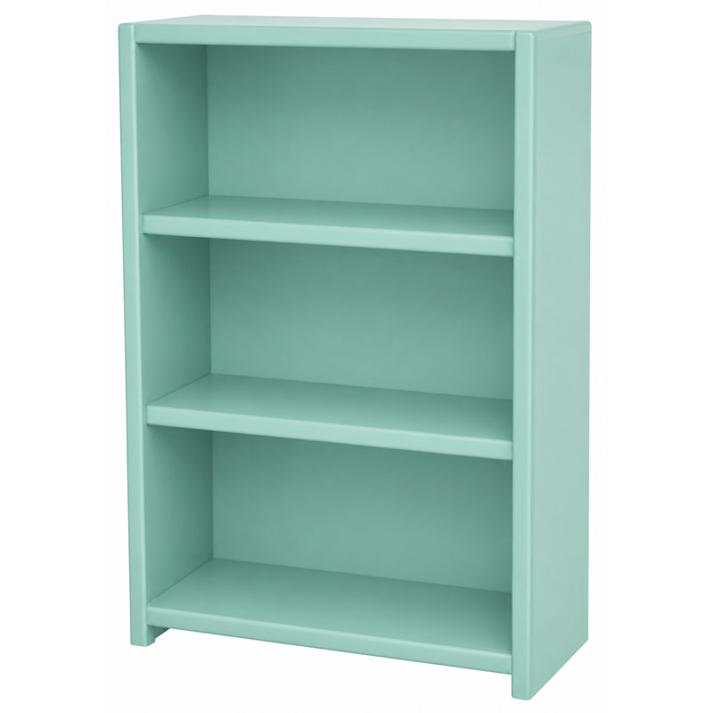 McKaylah Bookcase, Aquamarine, (2 Shelf) 48” H x 32” W x 13” D