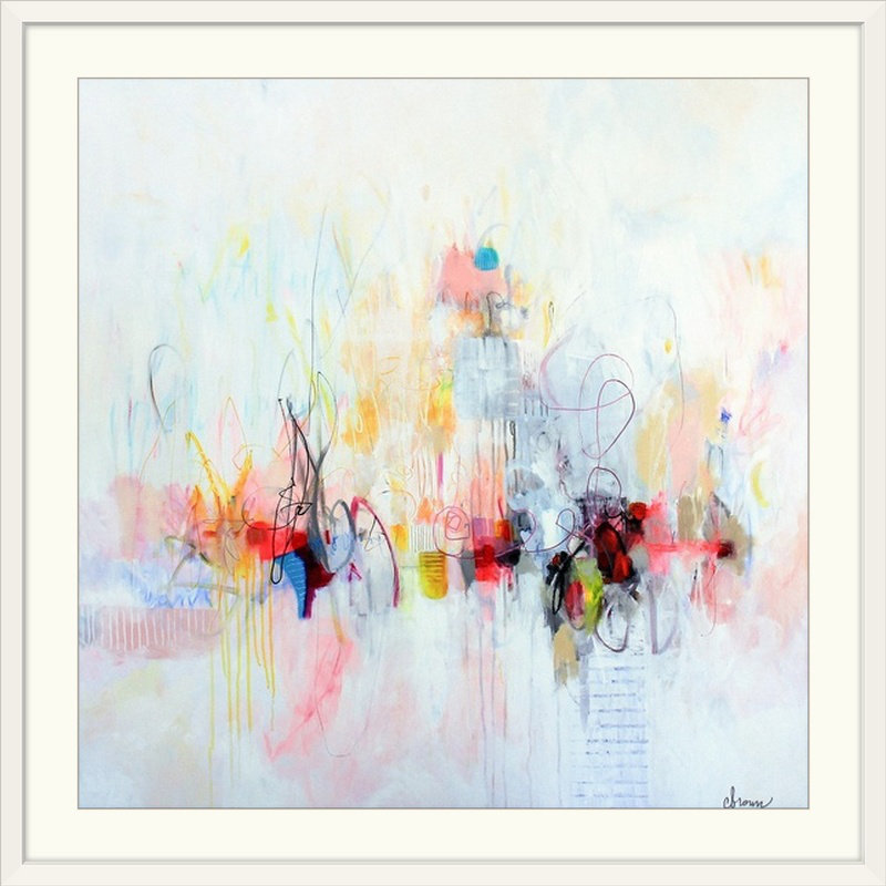 « count your bénédiction », reproduction d’art brun, H 35 po x l 35 po x P 1,5 po, Toile