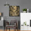  «B & g Deer Skull» par Art Licensing Studio, art mural en métal, 24 po x 24 po-613753629