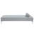 Modern Sofaquenti  Melange Velvet Sofa Bed W/Pillow