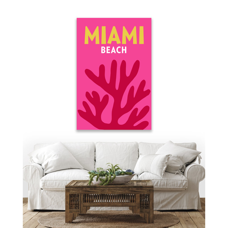 Miami, Wrapped Canvas, 41" H x 27" W