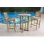 Palm Teak 3 Piece Bar Set
