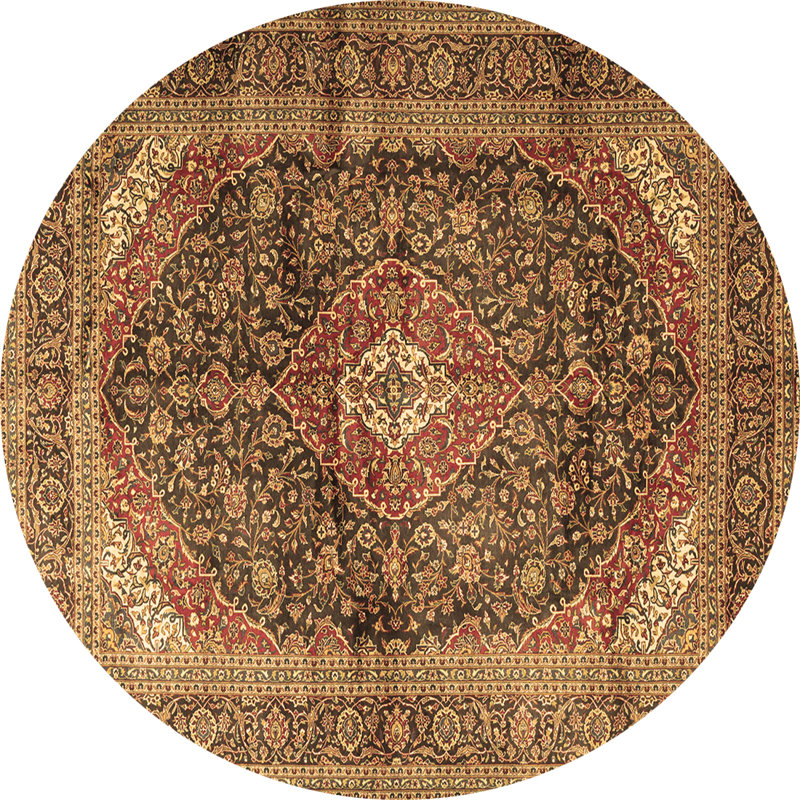 Abhaki Oriental Indoor Rug, Round 4'