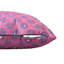 Housses de coussin décoratives faites à la main de 16 po x 16 po à motif floral en soie rose d'intérieur faites à la main, paquet de 1