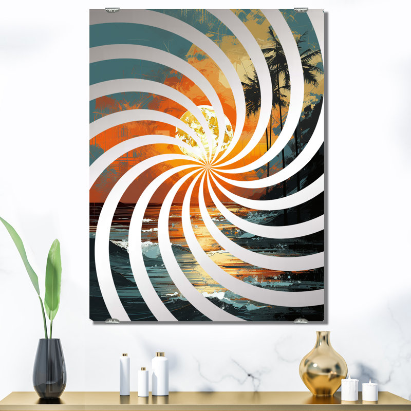 Rumph - Miroir mural minimaliste côtier MIR132956, 40 po x 30 po