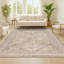 Tapis gris avec médaillon géométrique décoratif Peregrine-996309253