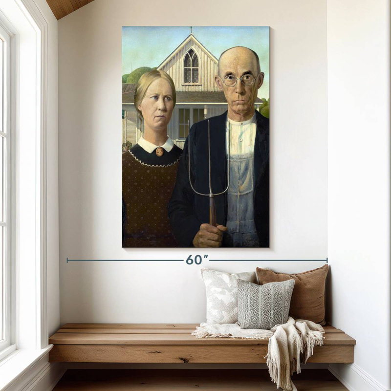 Leisha American Gothic, 51" H x 34" W