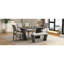 Ensemble de table de salle à manger 6 pièces pour 6, table de cuisine en bois de 60 po et 4 chaises avec banc et base en tréteaux pour la cuisine et la salle à manger-2131391140