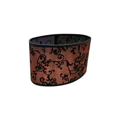 16cm H Cotton Oval Lamp Shade ( Screw On )