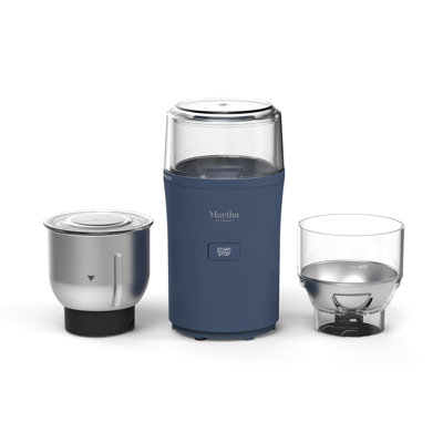 Martha Stewart 2-in-1 Coffee & Spice Grinder, Indigo