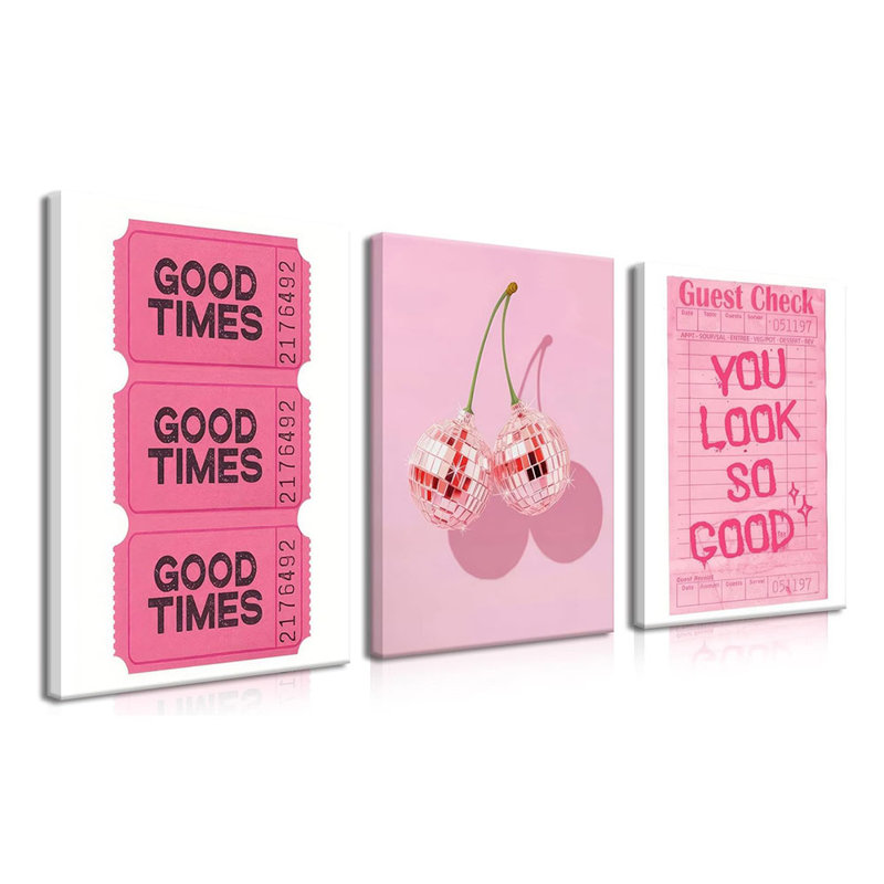 3 Piece Wrapped Canvas Print