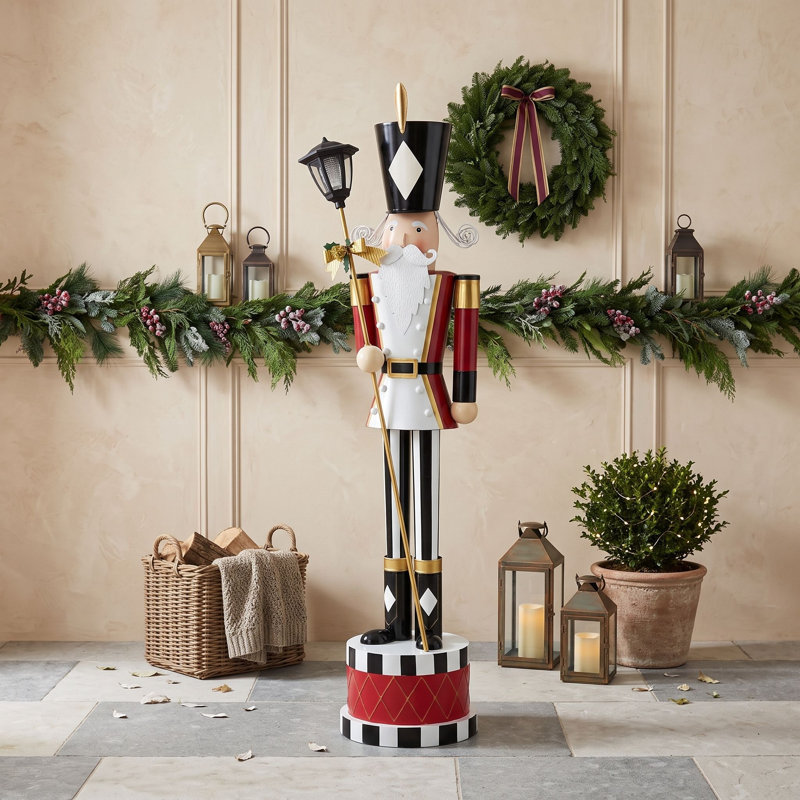 Iron Nutcracker Holiday Decoration