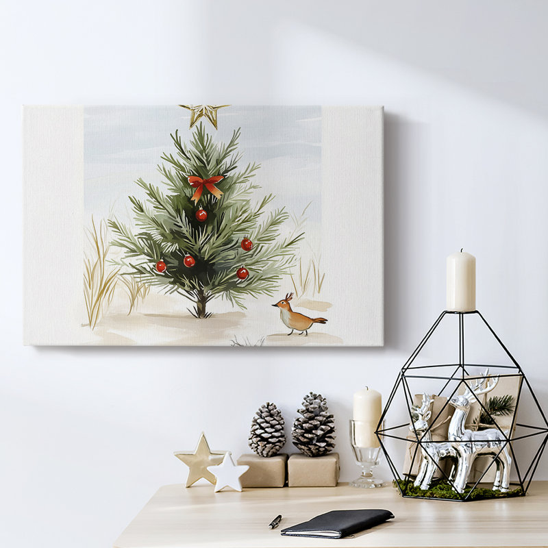 Christmas Holiday Arts - Toile tendue avec châssis, H 40 po x l 60 po