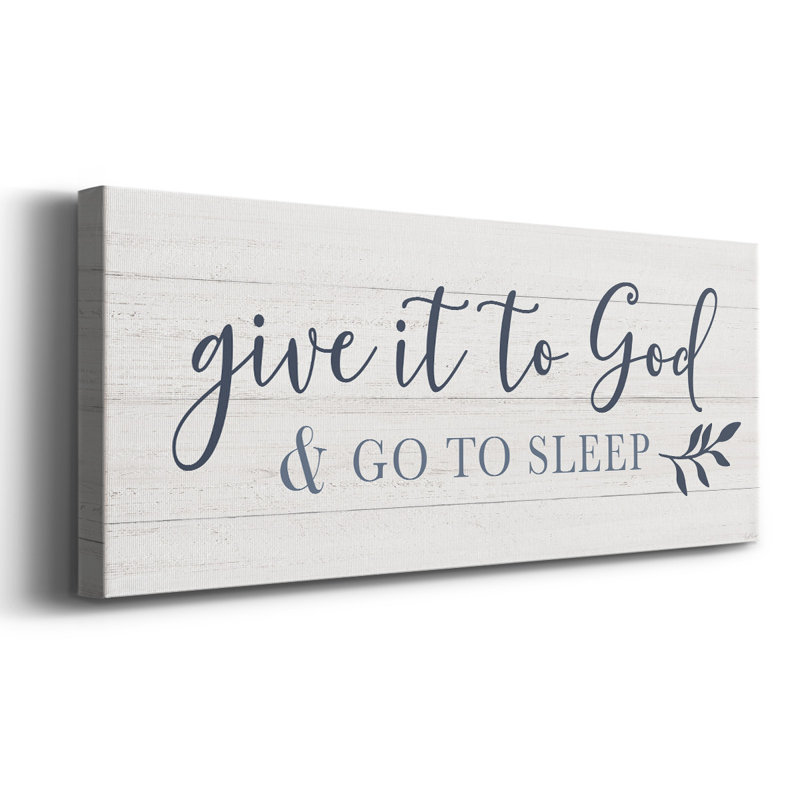 « Give It To God », H 20 po x l 50 po x P 1,5 po