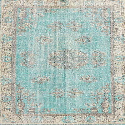Tapis oriental bleu / gris