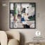 Art mural moderne entrelacé Shadowbox Print par Art Remedy, cadre noir, 41 x 41-978769499-978769503