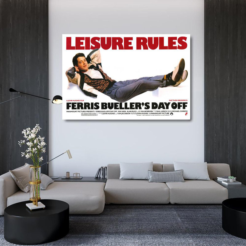 Ferris Bueller's Day Off, 32" H x 48" W