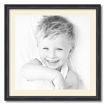 White Matte Picture Frame with Mat