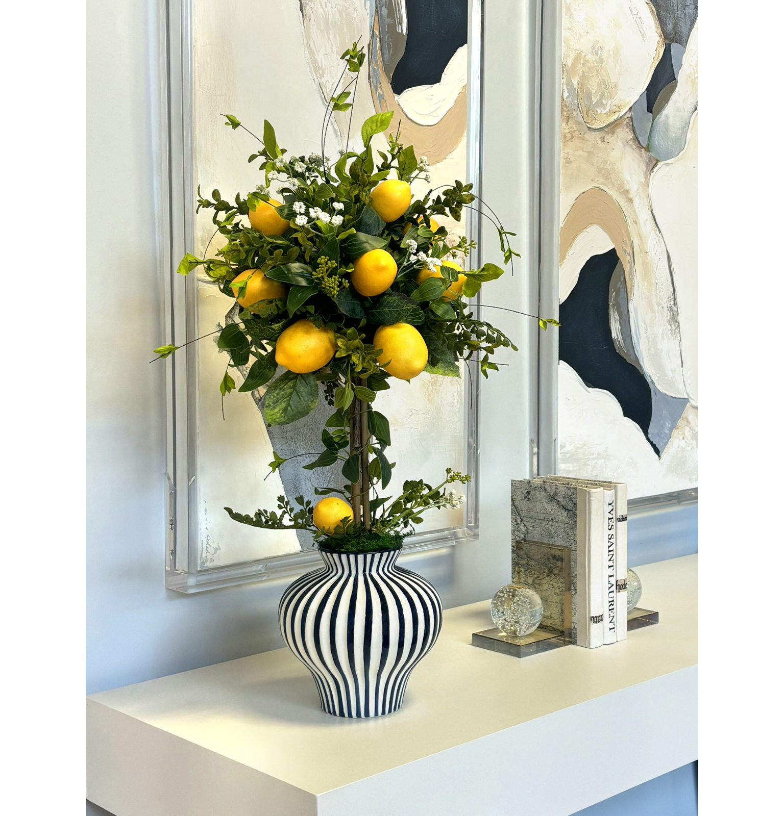 Artis 29" Lemon Topiary in Decorative Vase