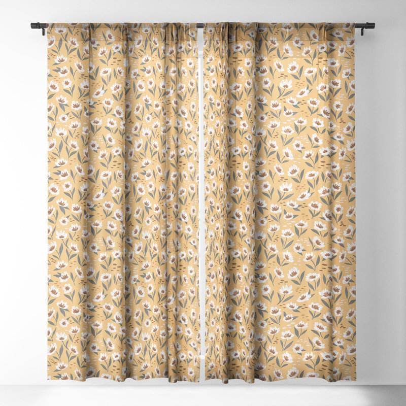 Grigor Sheer Curtain Pair, 50" W x 120" L