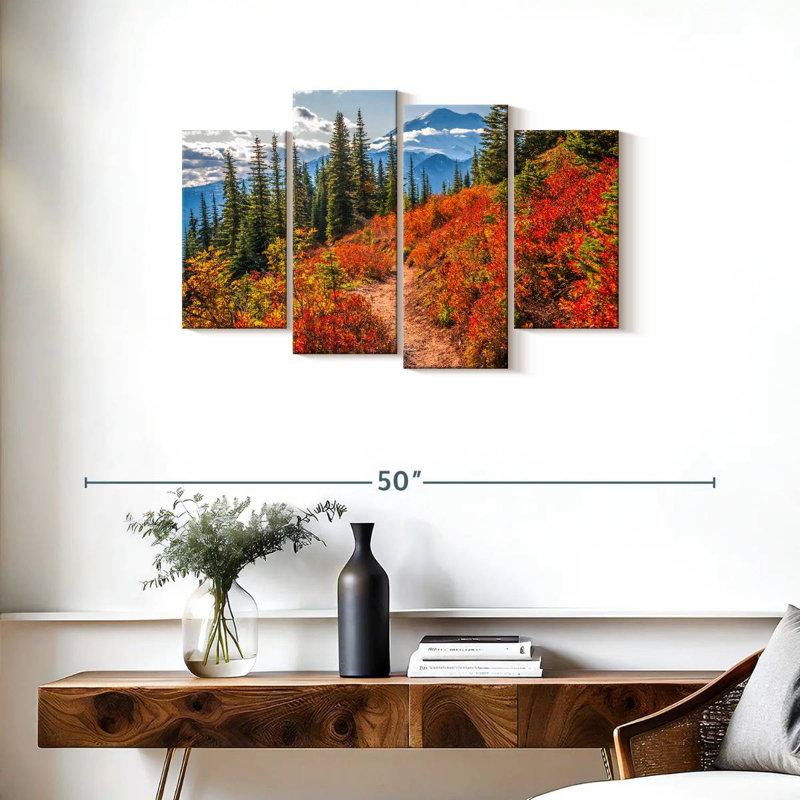 Feuillage d'automne Alvord Mt. Rainier, H 22 po x l 36 po