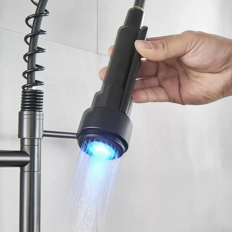 Robinet de cuisine AlenArtWater, Noir mat