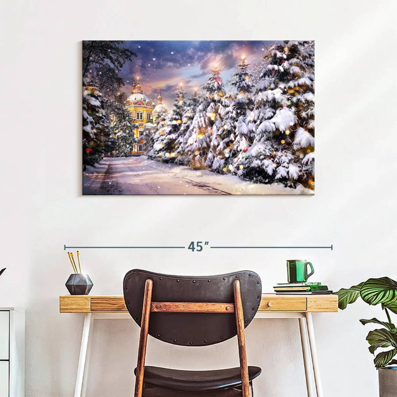 Christmas Tree Lane, H 26 po x l 39 po