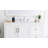 Jake-James 42 Inch Backsplash in Calacatta White