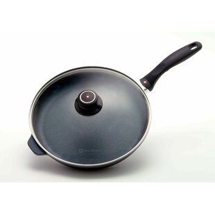 Swiss Diamond HD 5 qt Nonstick Square Saute Pan with Glass Lid - Induction