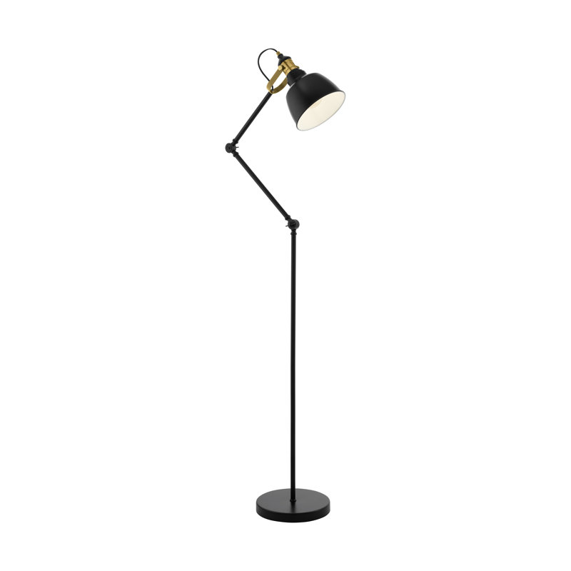 Busch 149.5cm Black Task Floor Lamp