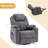 Nafees Upholstered Heated Massage Chair-793895344