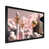 Impression noire sur toile encadrée sélectionné