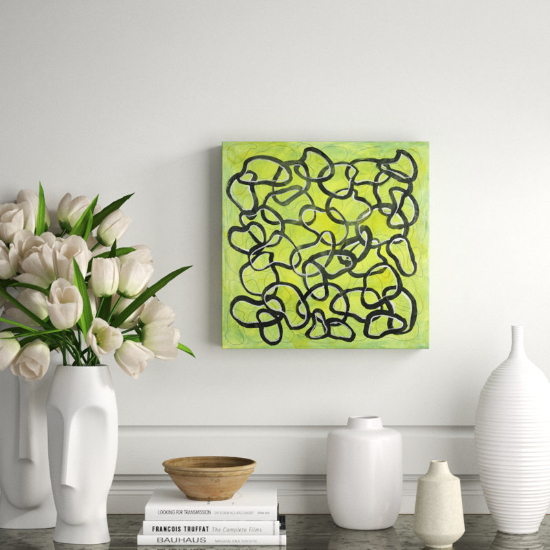 Green Chain Painting by Joyce Creiger