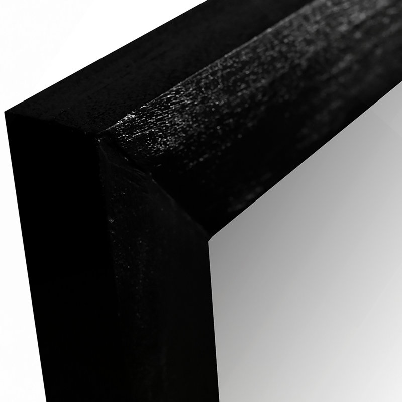 Miroir pleine grandeur, miroir de plancher noir