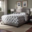 Lit double rembourré standard Gandert, gris clair H 50,9 po x l 58,6 po x L 78,9 po-29885488-29885489