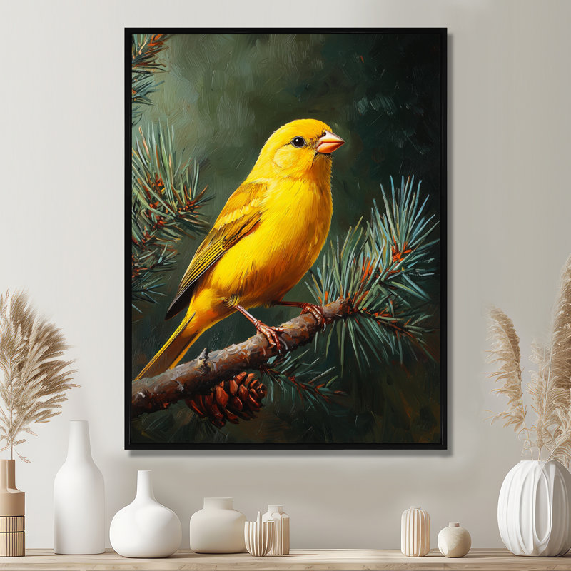 Lambright - Animals Wall Art Living Room, Noir, Impression encadrée flottante, H 20 po x l 12 po