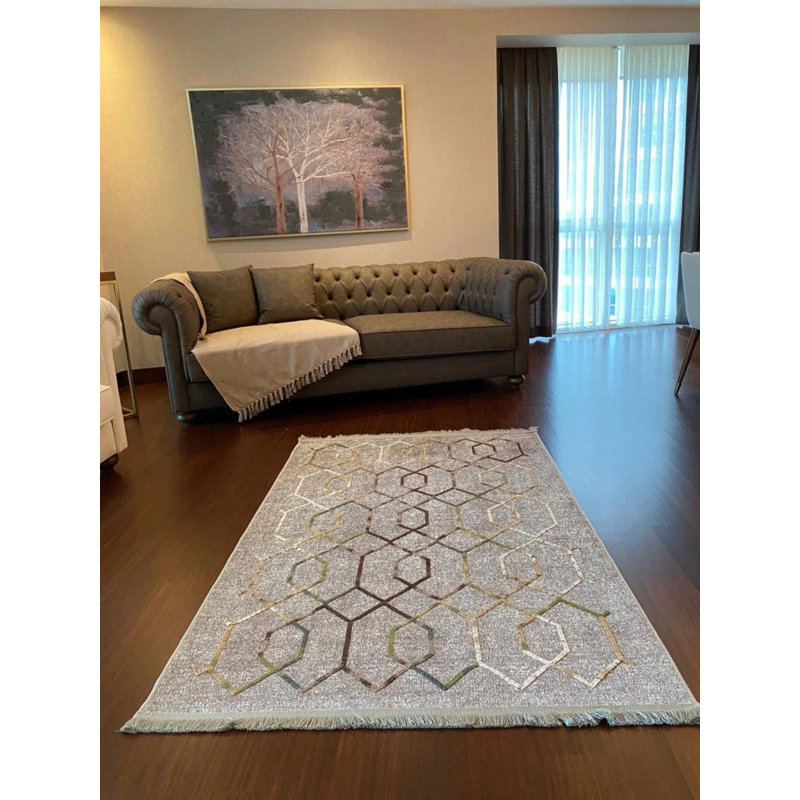 Tapis Lashia avec envers antidérapant, Tapis de couloir 3 pi 11 po x 8 pi 2 po