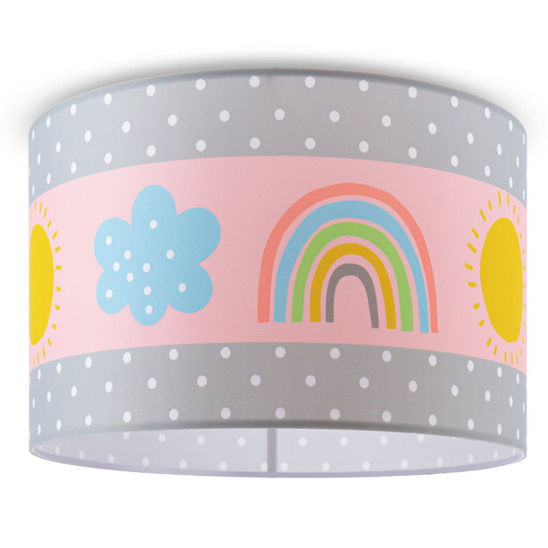 Layan Fabric Flush Ceiling Light