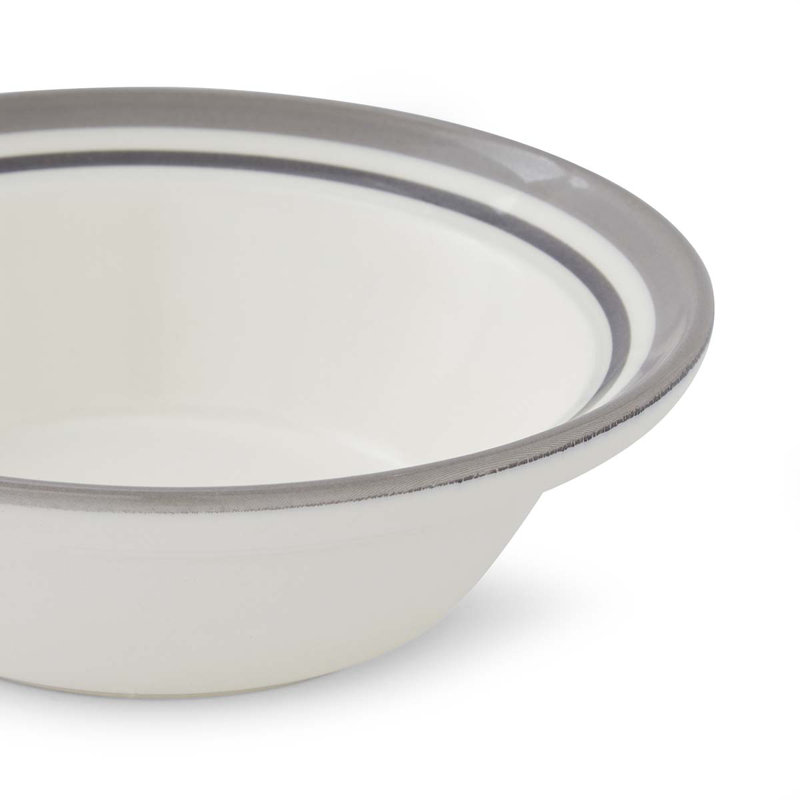 Portmeirion, Potters Stripe - Side Plates, Grey