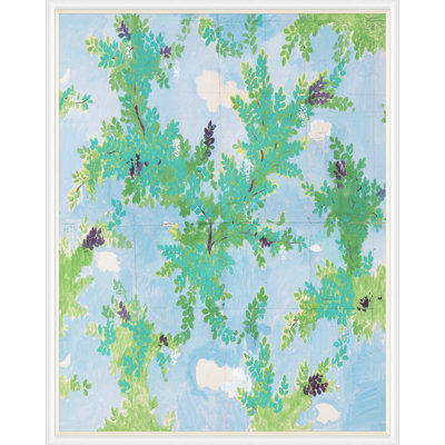 Arbres Et Nuages Print by Paule Marrot