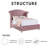 Waldschmidt Upholstered Wingback Bed-744453419-787591354