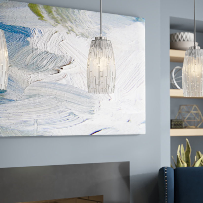 Kieffer 1 - Light Single Pendant, Brushed Nickel