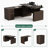 Parven 66.93'' Height Adjustable L-Shaped Executive Desk-91110412