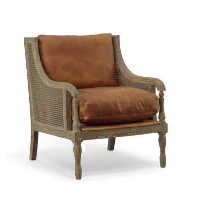 Fauteuil en cuir Bailem