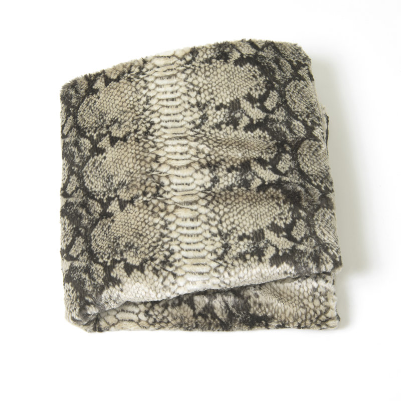 Knitted Throw Blanket, 58" L x 60" W