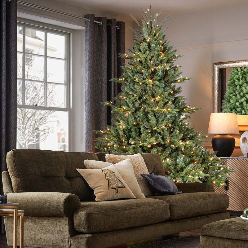Arbre de Noël 4 pieds avec 150 lumières UL, H 4 pi, Oui