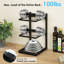  Pots And Pans Organizer Adjustable Pot Rack Metal Pan Holder, Heavy Duty Cookware Organizer Pot Rack Organizer Pot Storage Matte Black