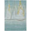 Tapis bleu sarcelle lavable à la machine intérieur / extérieur Xhevrie-112059607