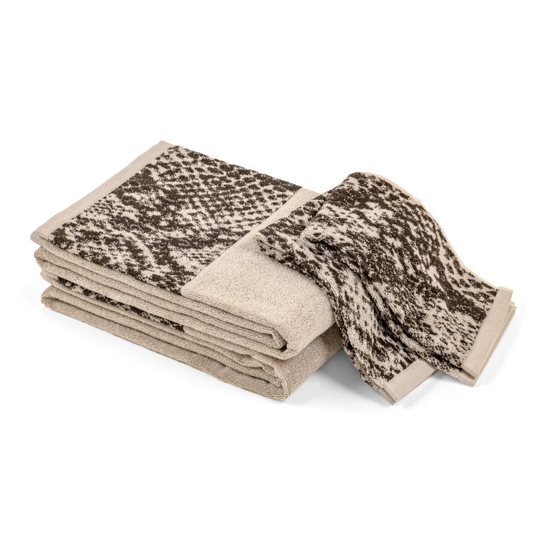 Ensemble de serviettes 4 pièces 100 % coton