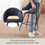 Cowles 67cm Faux Leather Arm Bar Stool-1186754844